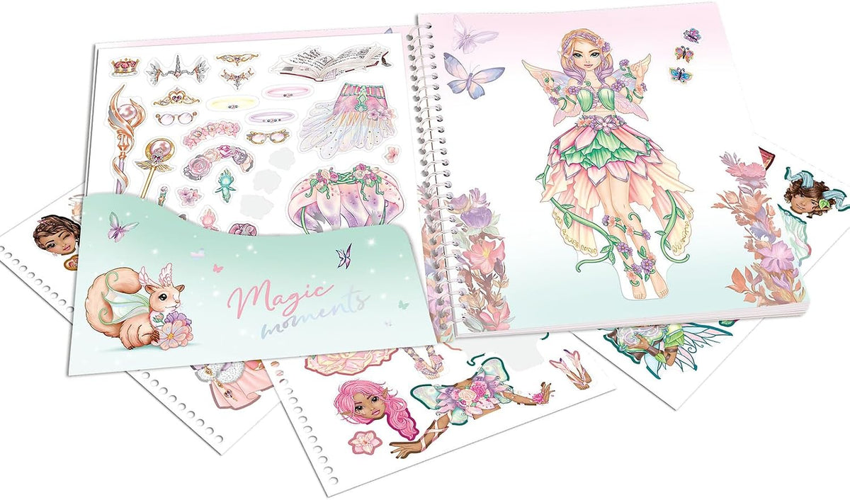 TOPModel Dress Me Up Fantasy Sticker Book