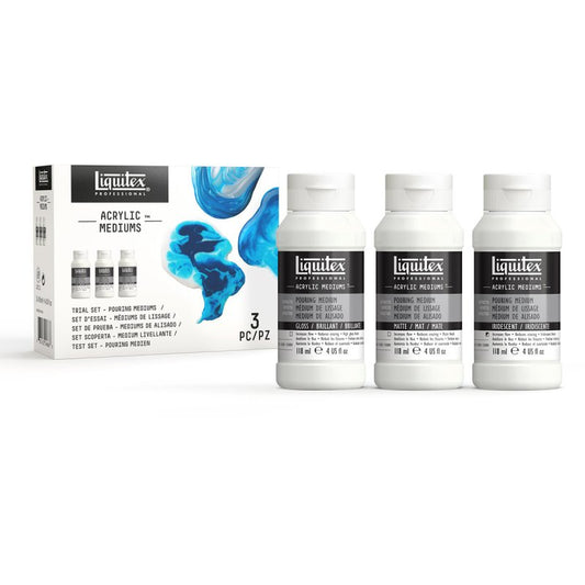 Liquitex Professional - Pouring Mediums Trial Set of 3