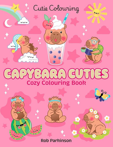 Capybara Cuties Cosy Colouring Book