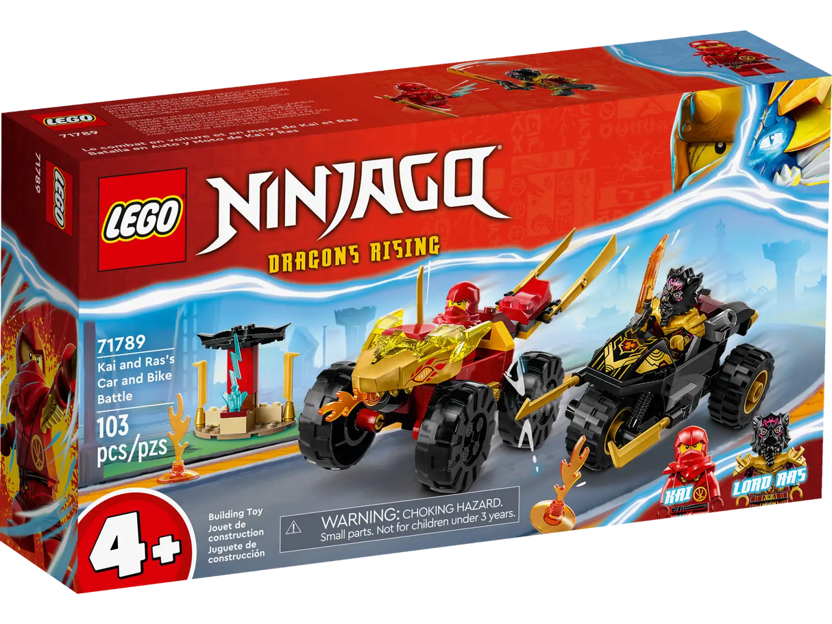 Lego Kai And Rass Car And Bike Battle