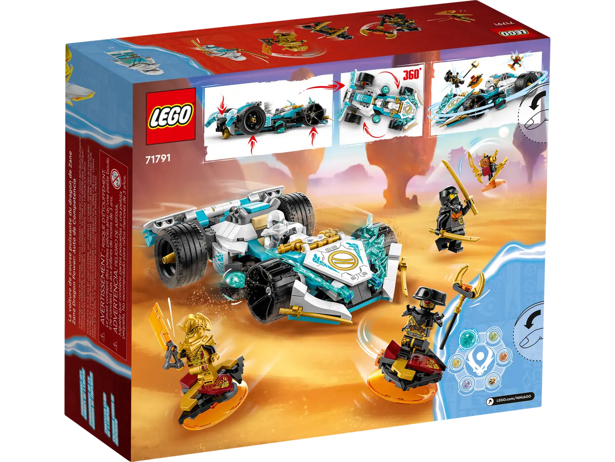 Lego Zanes Dragon Power Spinjitzu Race Car