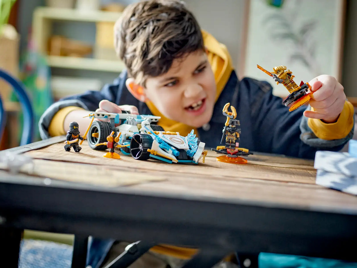 Lego Zanes Dragon Power Spinjitzu Race Car
