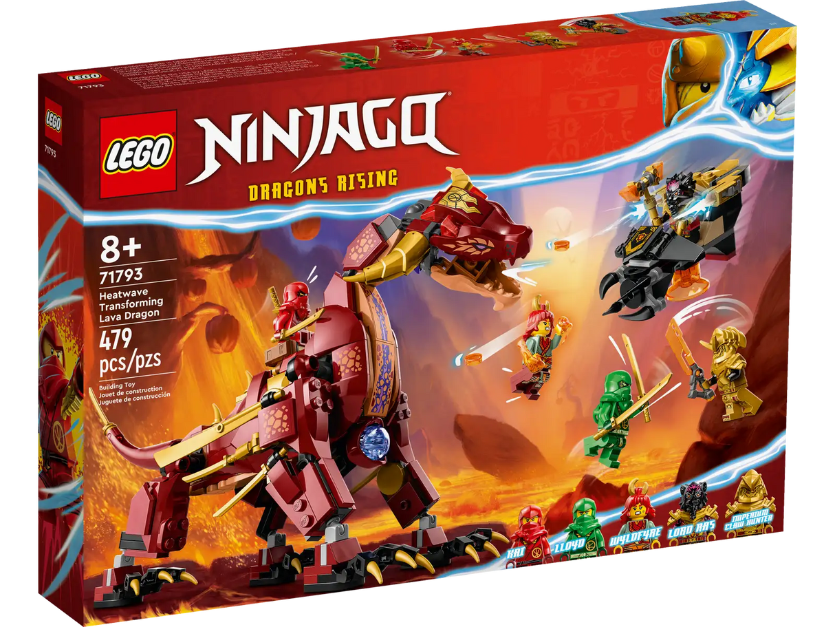 Lego Heatwave Transforming Lava Dragon