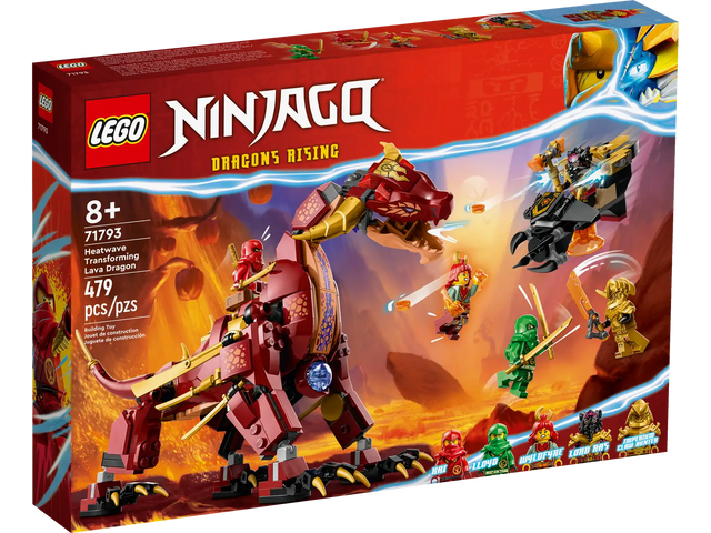 Lego Heatwave Transforming Lava Dragon