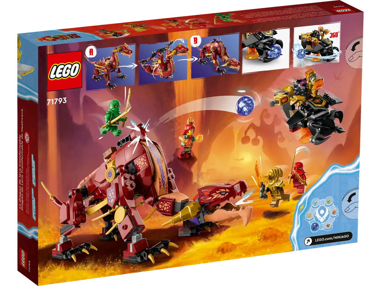 Lego Heatwave Transforming Lava Dragon