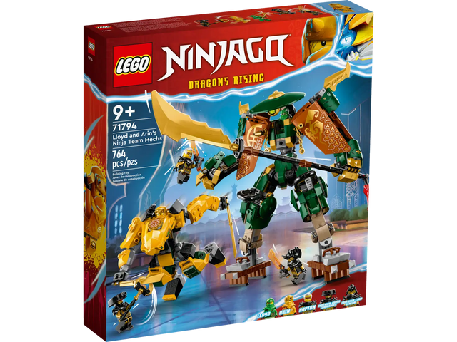 Lego Lloyd and Arins Ninja Team Mechs
