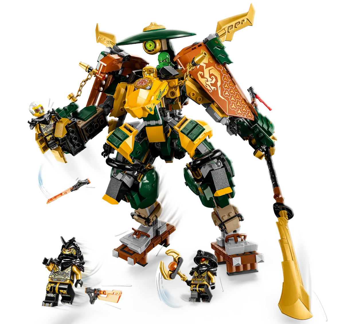 Lego Lloyd and Arins Ninja Team Mechs