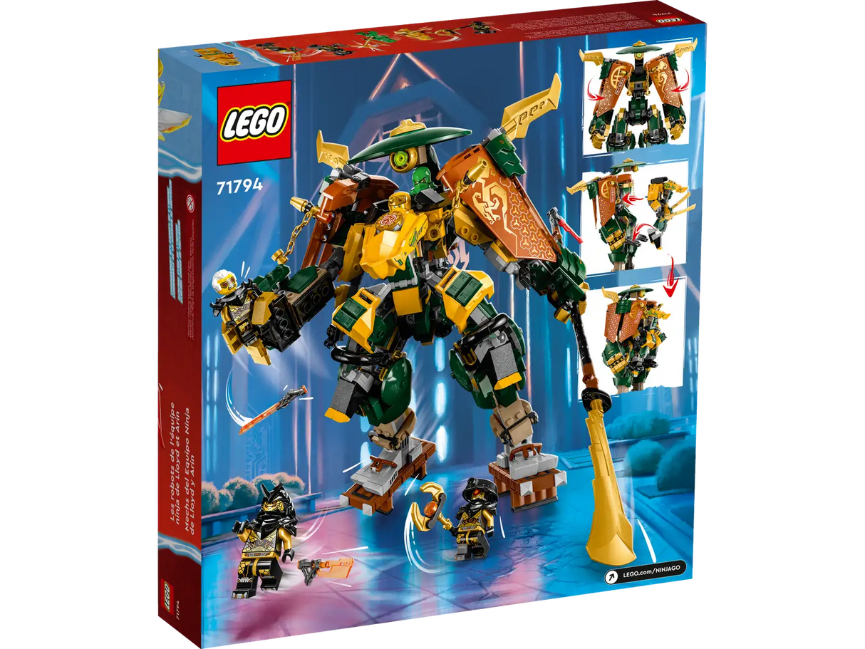 Lego Lloyd and Arins Ninja Team Mechs