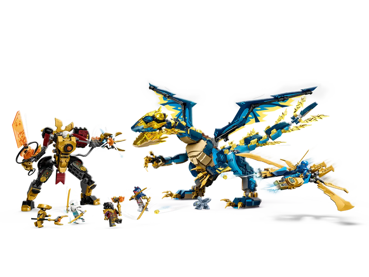 Lego Elemental Dragon vs The Empress Mech