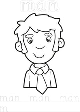 Orchard Toys First Words Colouring Book