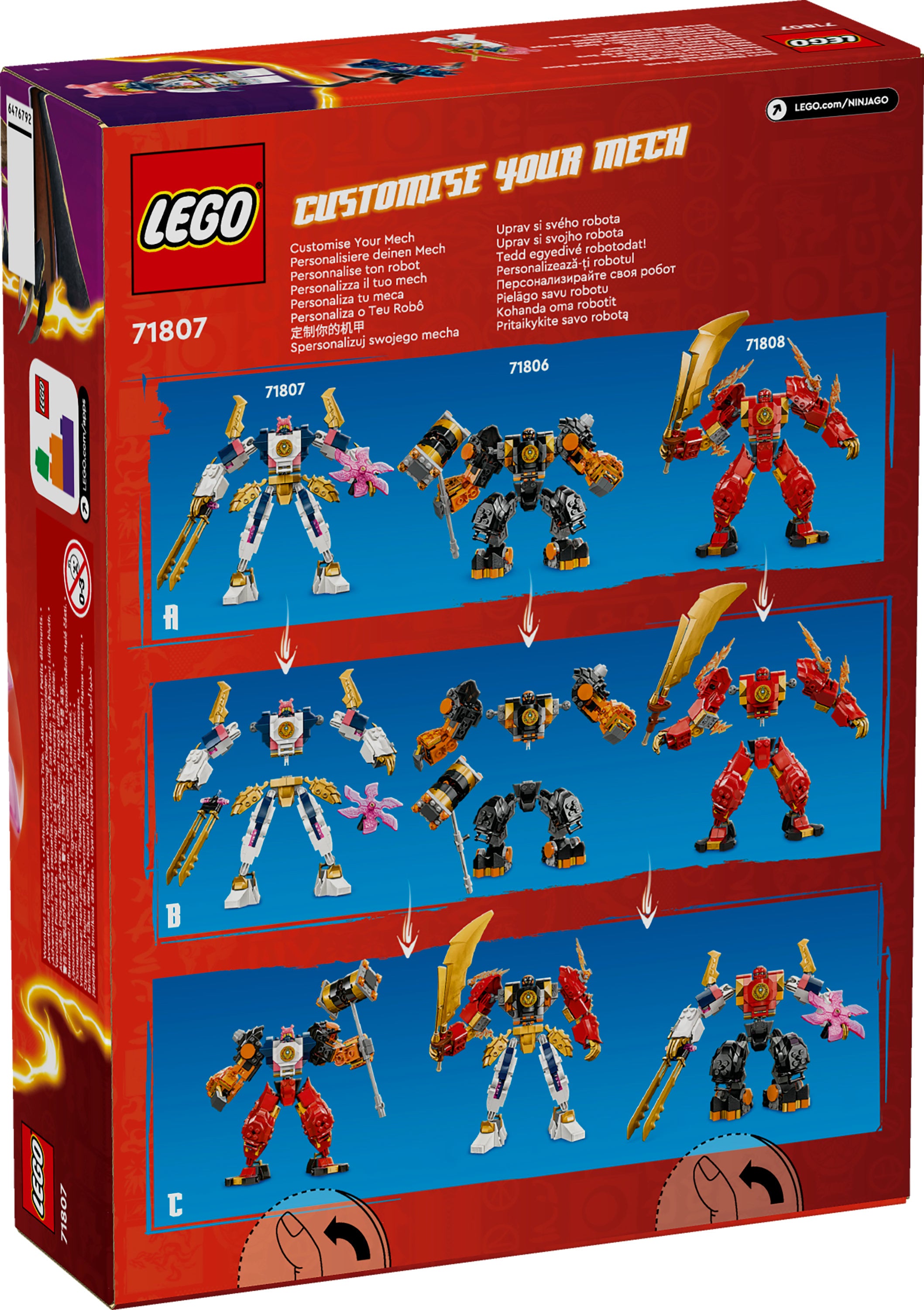 Lego Ninjago Soras Elemental Tech Mech Set – Art & Hobby