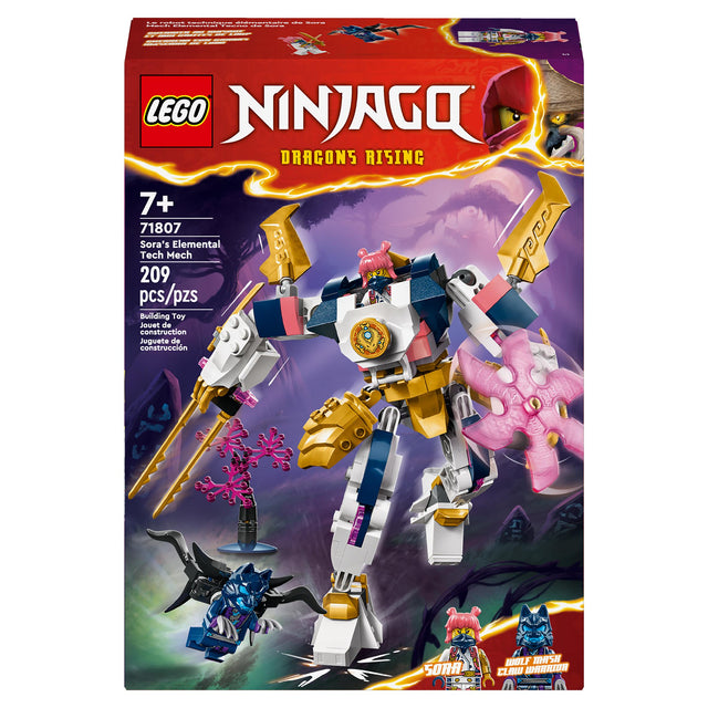 Lego Ninjago Soras Elemental Tech Mech Set
