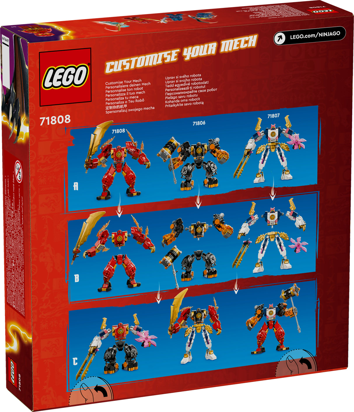 Lego Ninjago Kai's Elemental Fire Mech Set