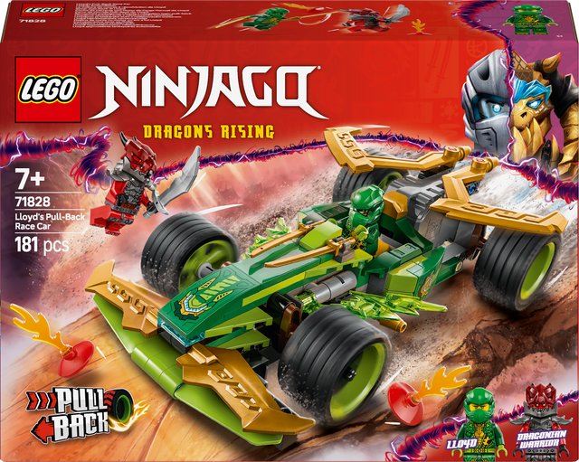 Lego Ninjago - Lloyd's Pull-Back Race Car