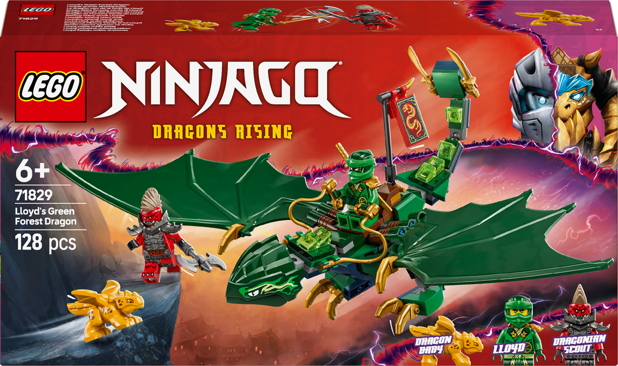 Lego Ninjago - Lloyd's Green Forest Dragon