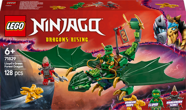 Lego Ninjago - Lloyd's Green Forest Dragon