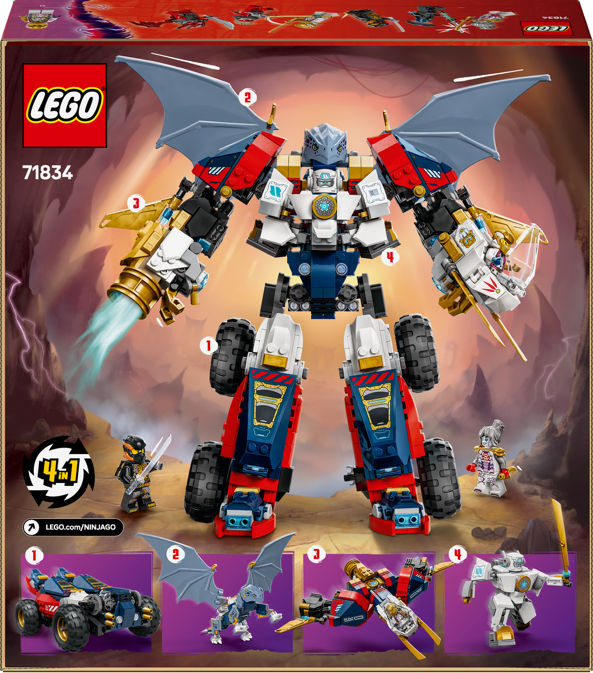 Lego Ninjago - Zane's Ultra Combiner Mech