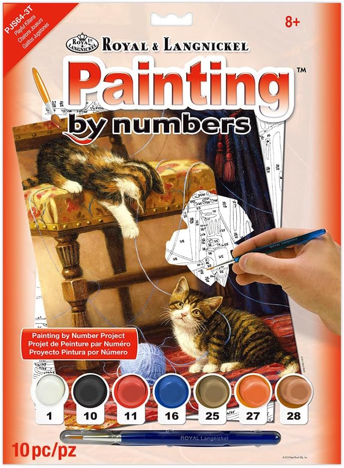 Paint By Numbers Junior Small - Playful Kittens