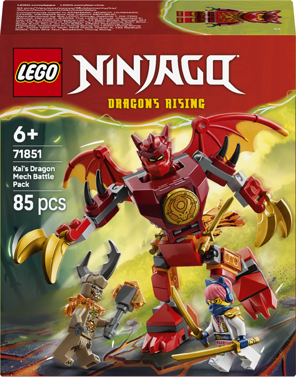 LEGO NINJAGO - Kais Dragon Mech Battle Pack