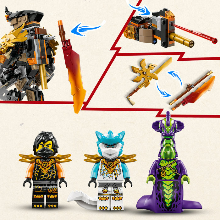 LEGO NINJGO - Coles Mission Mech & Dragon Zane
