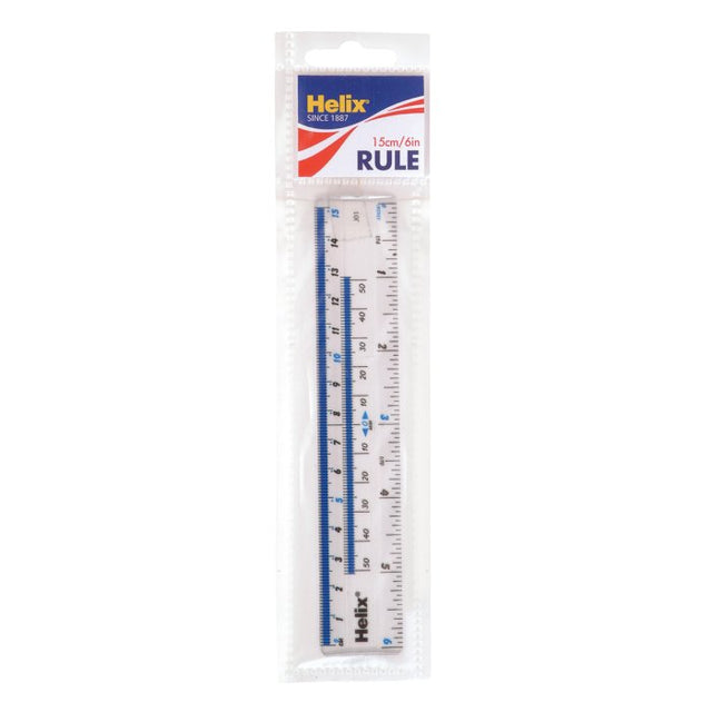 Helix 15cm Metric/Imperial Ruler