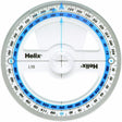 Helix 10cm 360 Degree Angle Measure Protractor