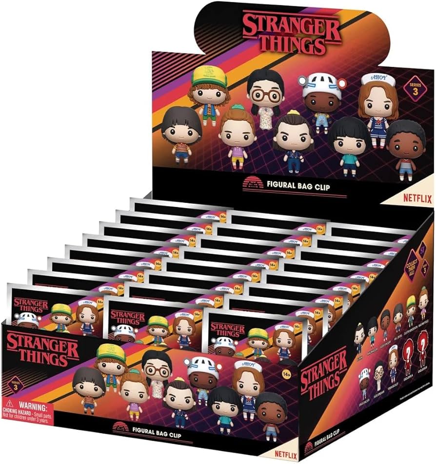 Stranger Things Series 3 Bag Clips