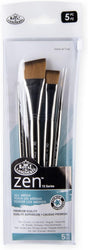 Zen 5 Piece Angular Brush Set (5 Pieces)