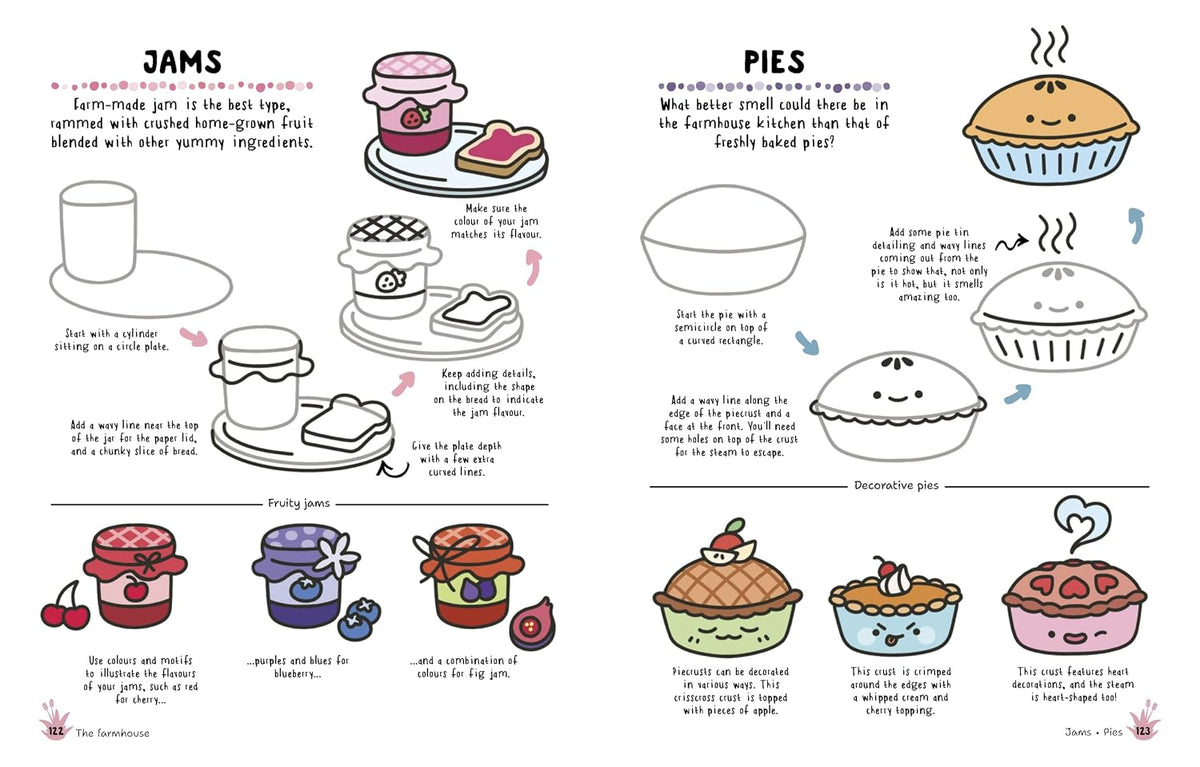 How to Draw, Kawaii, Really Cute Stuff Around Book