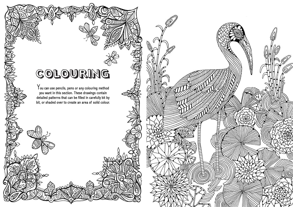 Art Therapy - A Mindfulness Colouring Book