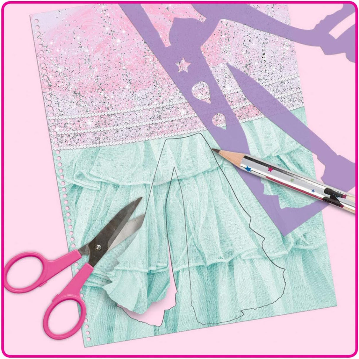 Create Your TOPModel Glamour Special Colouring Book