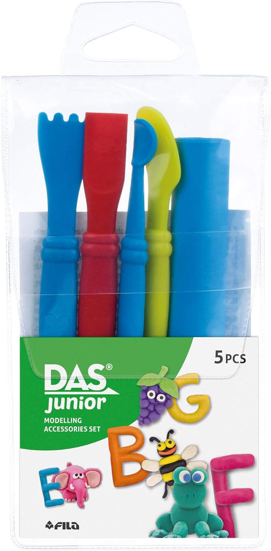 DAS Junior Air-Hardening Modelling Clay Accessories Set of 5