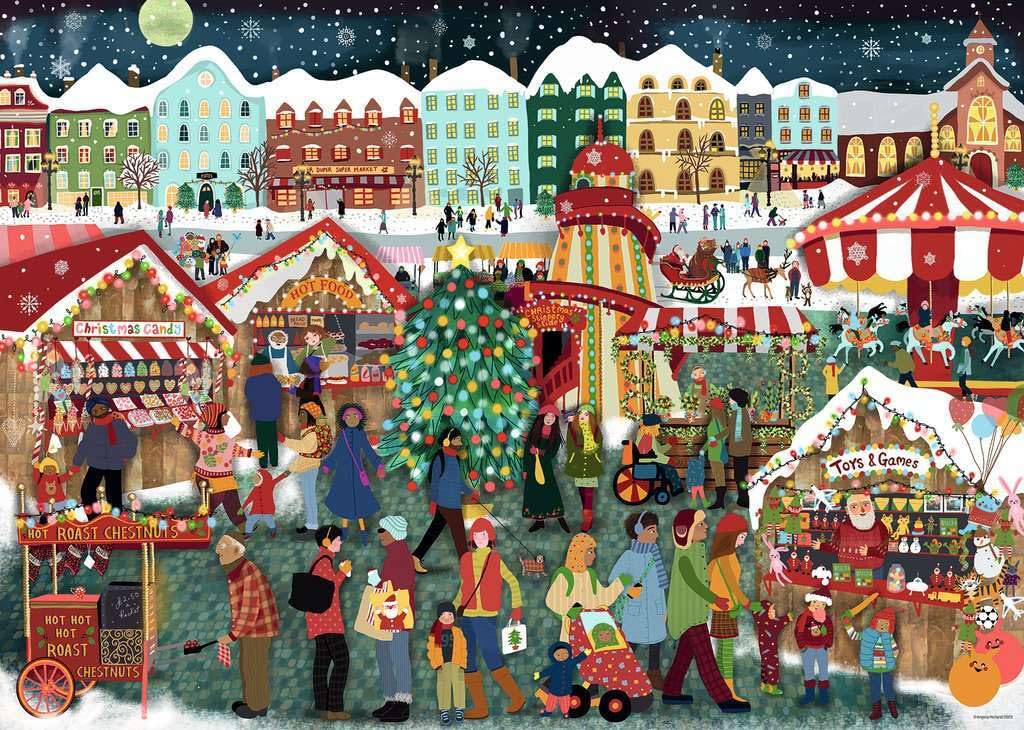 1000 Piece Jigsaw Puzzle - Christmas Market