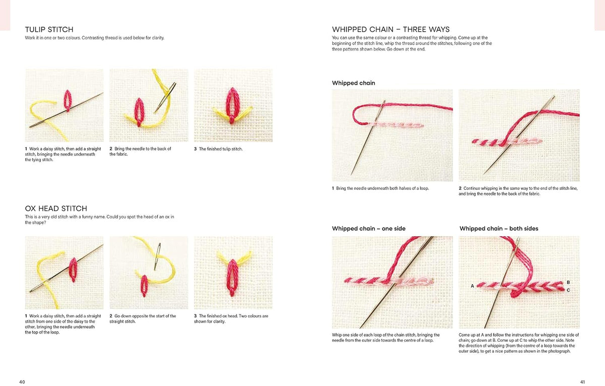Modern Crewel Embroidery for Beginners Book