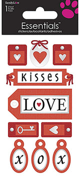 Essentials Sticker Sheet - Love/Valentine's