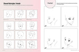 Draw Manga Faces and Heads and Hairstyles Book.