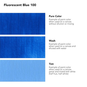 Daler-Rowney System3 Acrylic Paint 500ml Fluorescent Blue