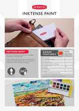 Derwent Inktense Paint Pan Studio Set - 24 Pan Palette