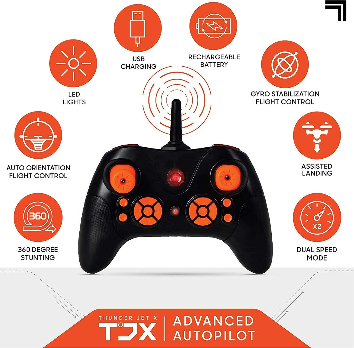 Sharper Image Thunder Jet X Stunt Drone