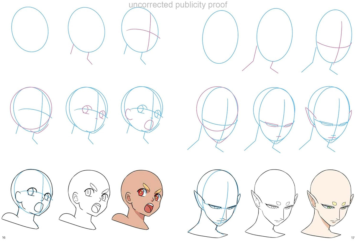 How to Draw: Manga Faces Book
