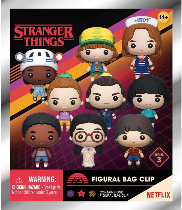 Stranger Things Series 3 Bag Clips