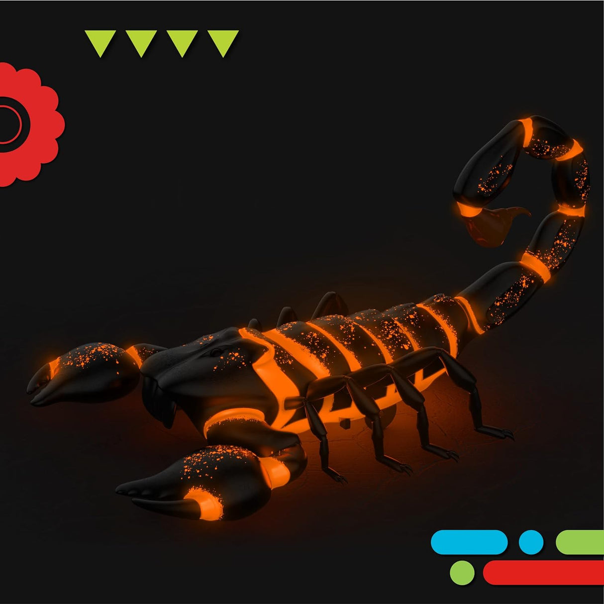 Discovery Kids Toy Remote Control Fire Scorpion LED