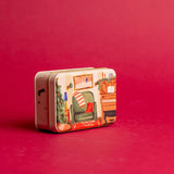 Paddywax Christmas Tin Piano - Pomegranate Spruce Candle
