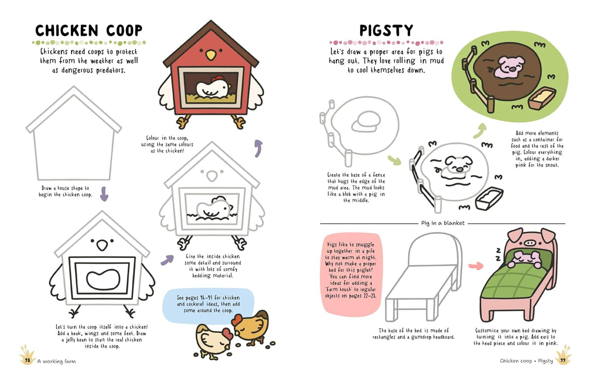 How to Draw, Kawaii, Really Cute Stuff Around Book