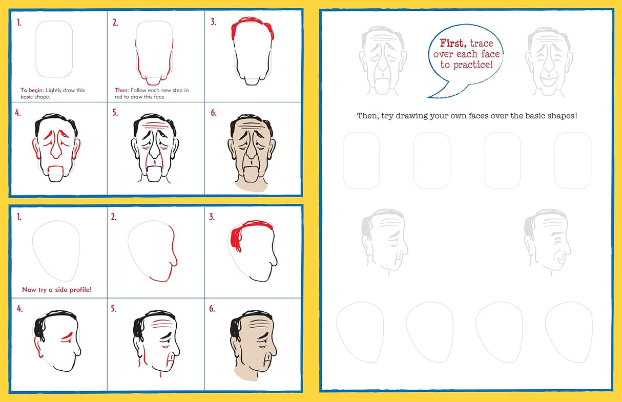 Learn To Draw Faces Book