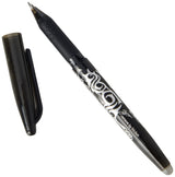 Pilot Frixion Erasable Rollerball Medium Pen - Black (Pack of 3)