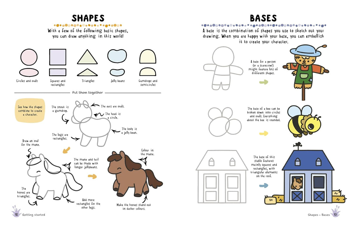 How to Draw, Kawaii, Really Cute Stuff Around Book
