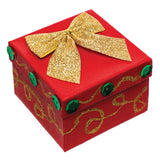 Red & Gold Glitter Bows