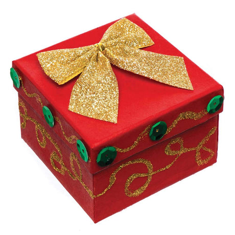 Red & Gold Glitter Bows