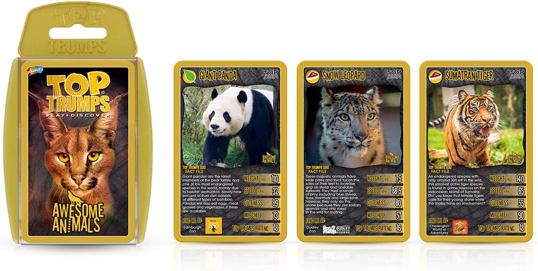 Top Trumps Classic Awesome Animals